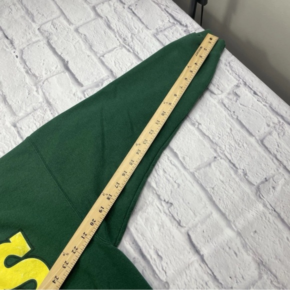 Vintage 90’s NFL Green Bay Packers Zubaz Crewneck Sweatshirt Green Men’s Sz L - Picture 7 of 8